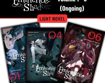 The Eminence in Shadow Light Novel Volume 1-6 English Version Fast Shipping
