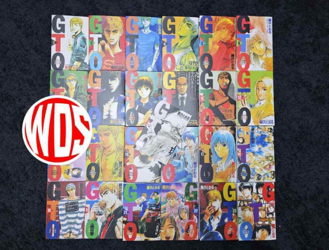 Great Teacher Onizuka GTO Manga Volume 1-25 (END) Full English Version