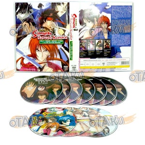 Samurai Rurouni Kenshin Episodes 1-95 + Movies + 2 OVA & 5 Live Action DVD