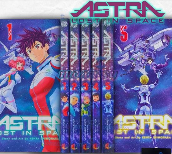 ASTRA Lost in Space Manga English Vol 1-5 Full Set New Kenta