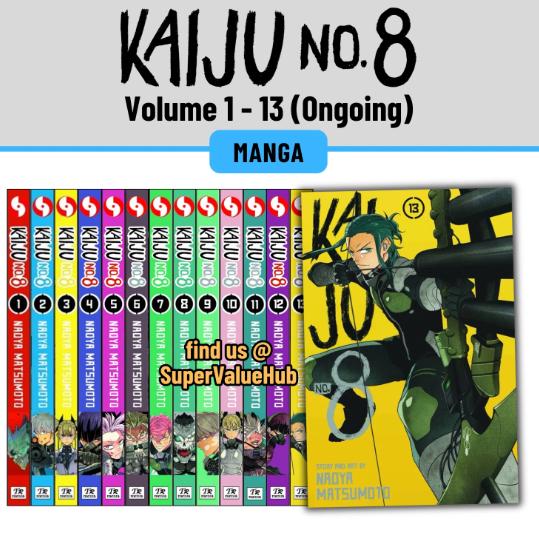 Kaiju No.8 (vol. 1-13) Manga Full Set English Comic Book Series