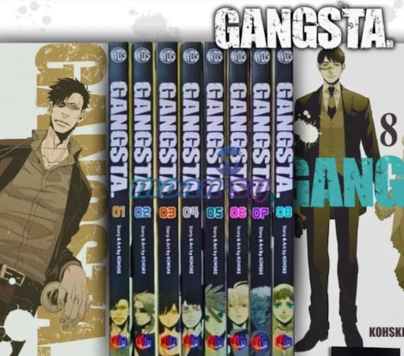 Gangsta Manga English Volume 1-8 Full Set Comic Books New by