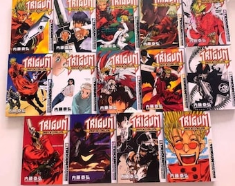 Trigun Maximum Manga Vol.1-14 Complete Set END by Ysuhiro Nightow