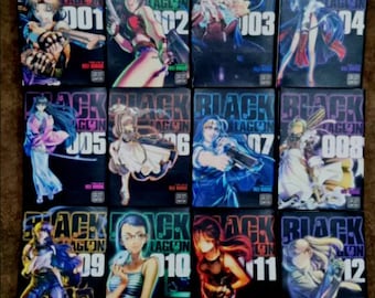 Black Lagoon English Manga Comic Volume 1-12 Full Set Book Express Shipping