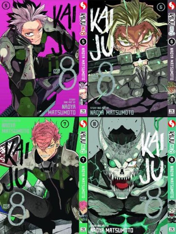 Kaiju No.8 (vol. 1-13) Manga Full Set English Comic Book Series