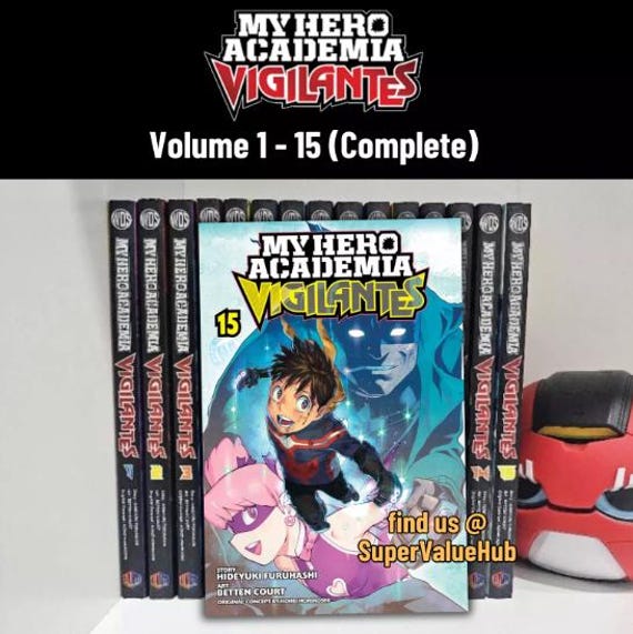 僕のヒーロー ヴィジランテ（1-15巻）マンガ全巻セット英語コミック