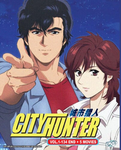 DVD Anime City Hunter Complete TV Series (1-134 End + 5 Movies