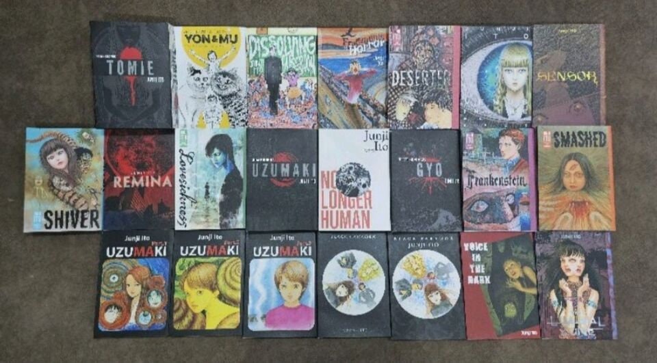 Junji Ito Story Collection Manga Volume 1-21 English Version