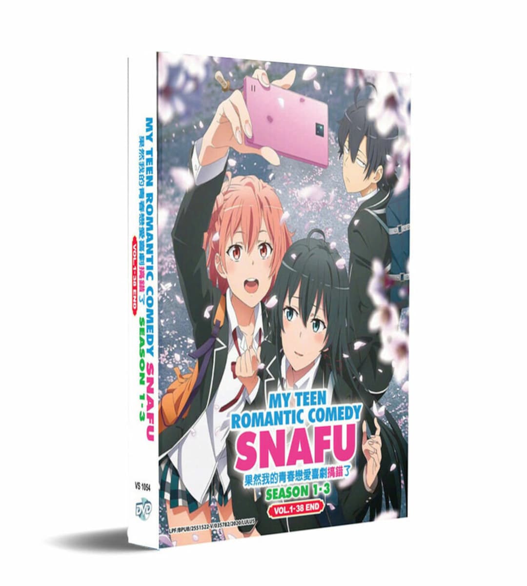DVD My Teen Romantic Comedy SNAFU Season 1-3 (ep 1-38 End
