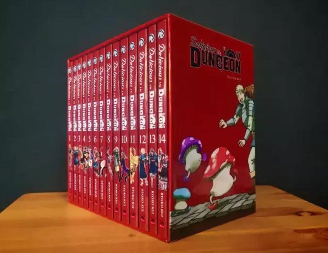 Delicious in Dungeon Manga by Ryoko Kui Volume 1-14 Full Set Boxset ...