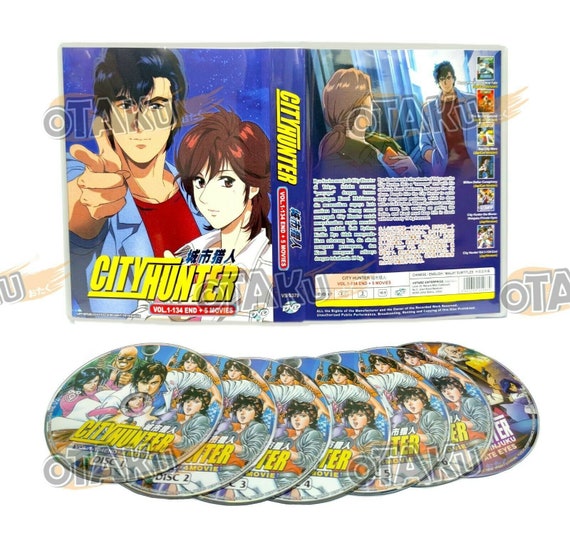 DVD Anime City Hunter Complete TV Series (1-134 End + 5 Movies