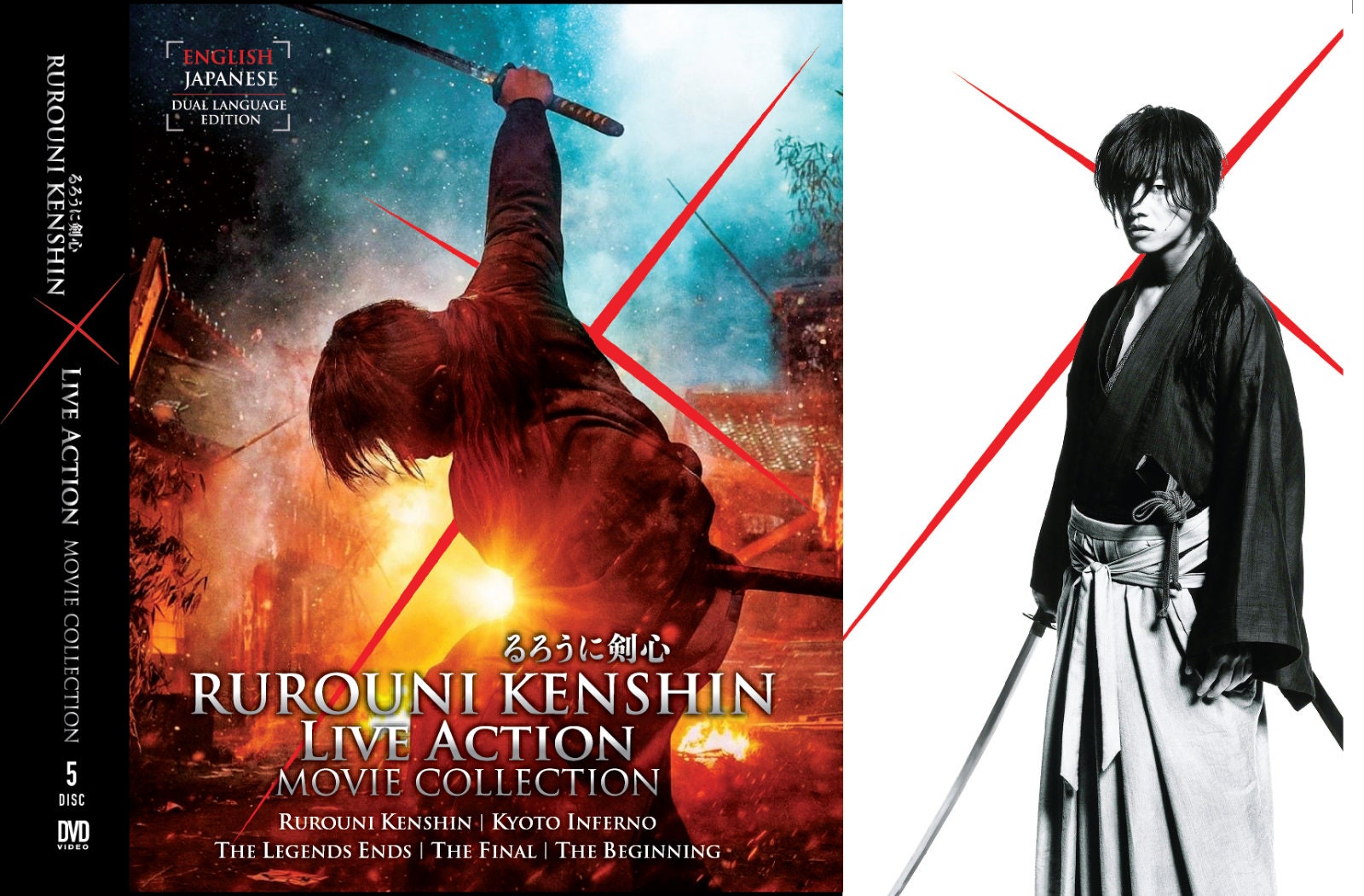 Rurouni Kenshin: The Final (Japanese Movie, English Sub, All Region DVD)