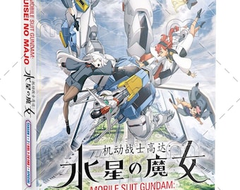 Doblaje al inglés del DVD de anime Mobile Suit Gundam: Suisei No Majo (1-24 End + SP)