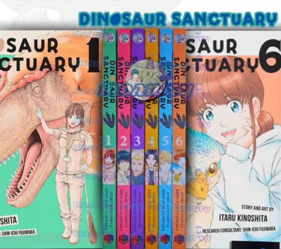Dinosaur Sanctuary Manga English Vol 16 Full Set Comic New