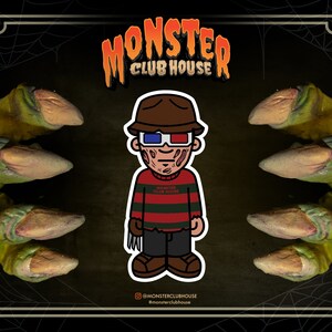 3D Freddy Sticker / Monster Club House