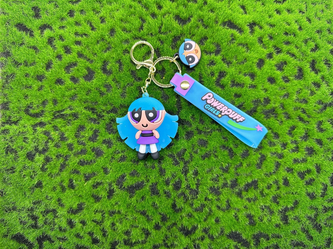 Powerpuff Girls Keychains Bubbles Blossomgift for Girl Etsy