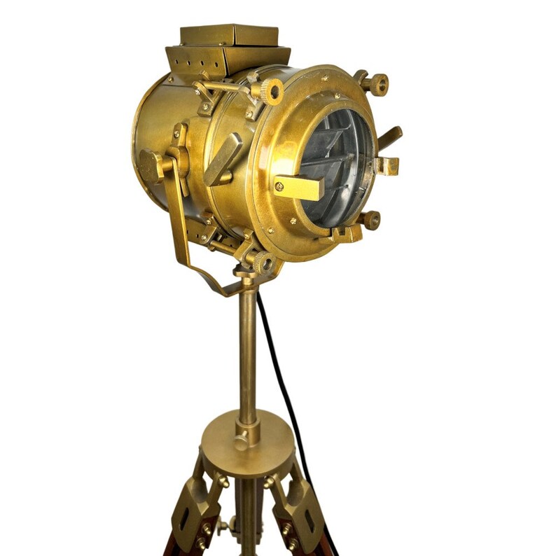 Decorative Spotlight Antique Finish Floor Lamp Searchlight Etsy