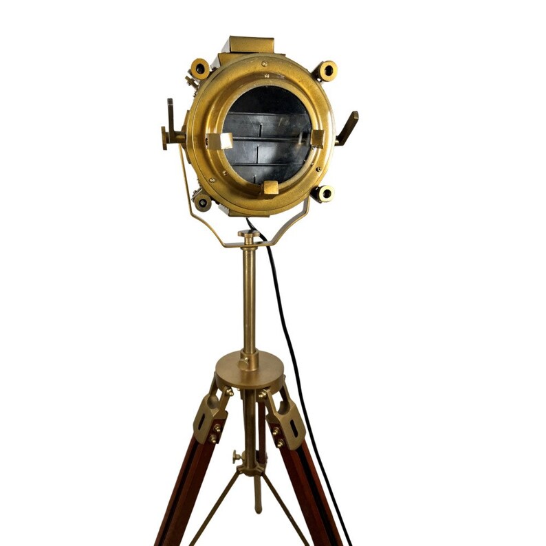Decorative Spotlight Antique Finish Floor Lamp Searchlight Etsy