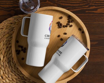 Circle of Hope Travel mug with a handle