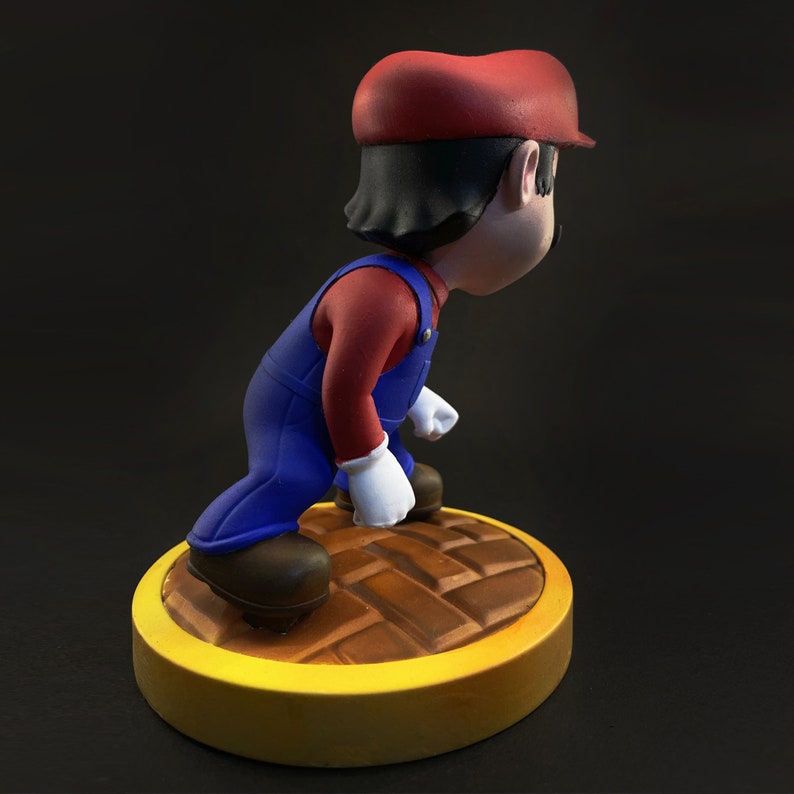 Mario 3D Print Action Figure Mario Gift Item Mario Action Etsy