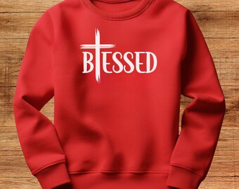 Blessed Cross Graphic T-shirt: Christian Unisex Apparel