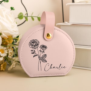 Personalisierte Reise Schmuckschatulle, Schmuckschatulle mit Gravur für die Braut, Brautparty Geschenke, Brautjungfer Geschenke Box
