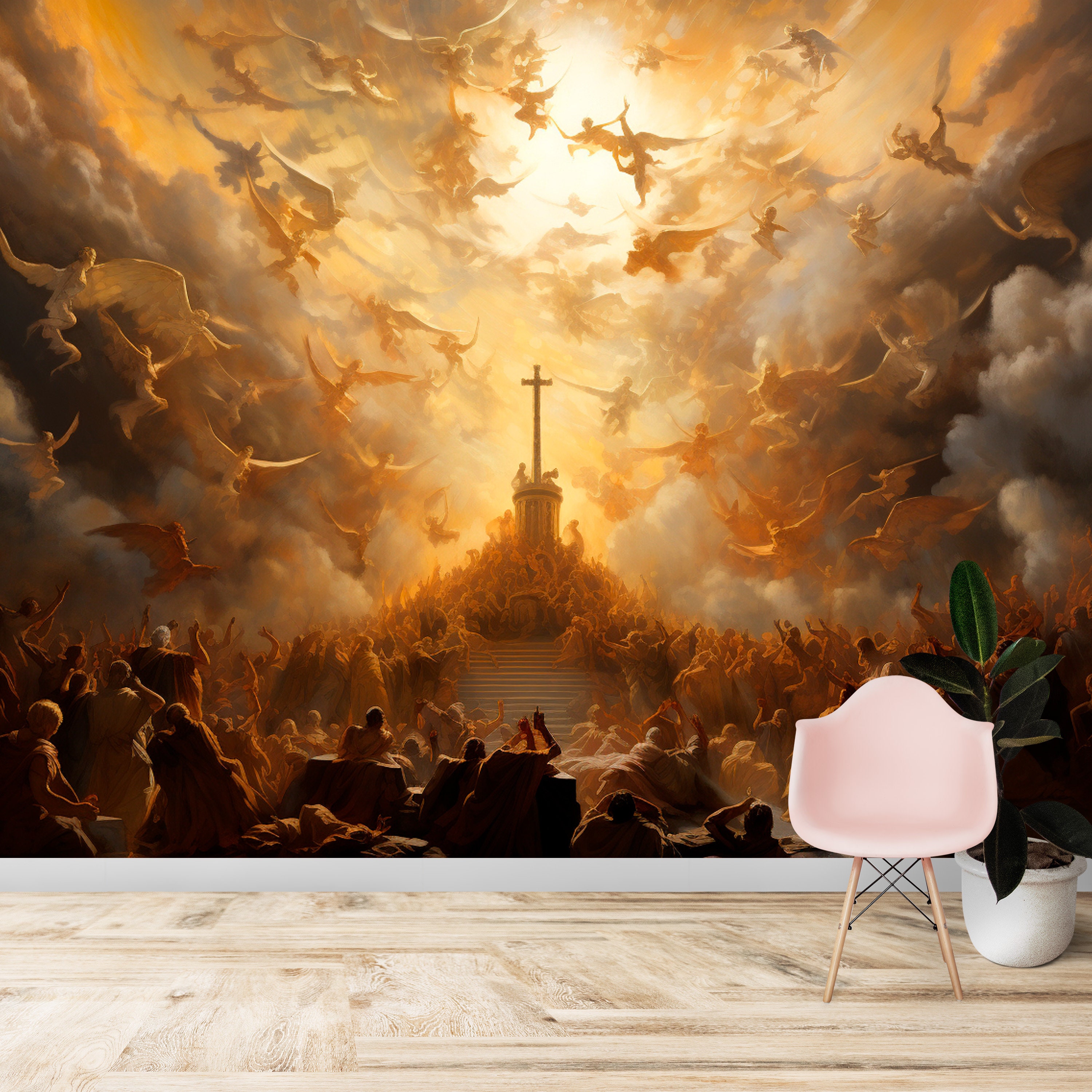 Renaissance Painting Wallpaper People Around the