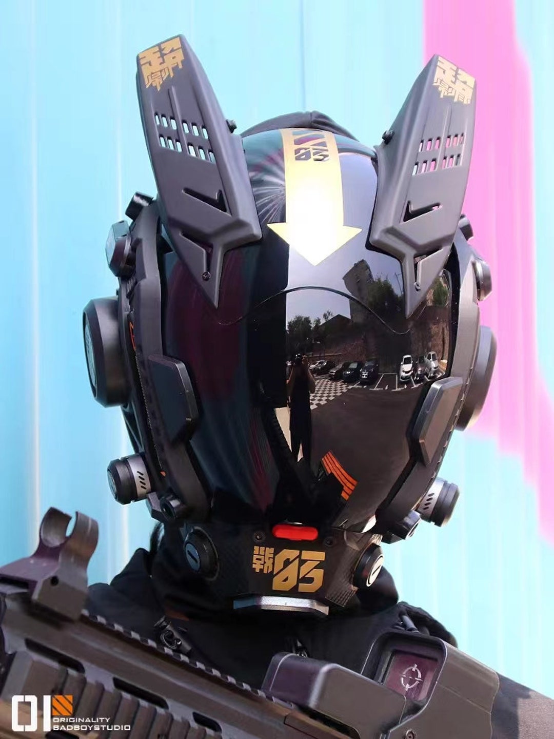 Cyberpunk Maskcyberpunk Helmetcyberpunk Cosplaystar Wars Etsy UK