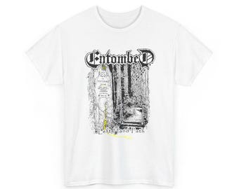 Entombed - Clandestine | Gildan Heavy Cotton Tee | Size- S, M, L