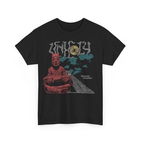 UNHOLY VINTAGE Design Tshirt From the Shadows Death Metal - Etsy