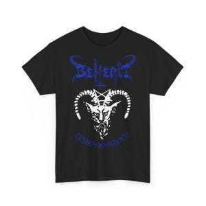 BEHERIT DEMONOMANCY black metal vintage design tshirt