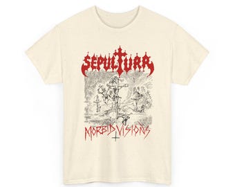 SEPULTURA MORBID VISIONS vintage design tshirt