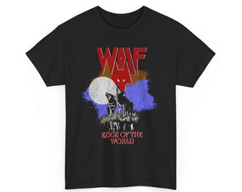 WOLF edge of the world band vintage design tshirt