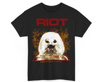 RIOT fire down under vintage design tshirt