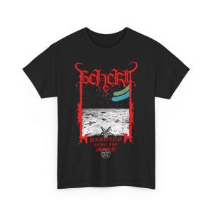 BEHERIT drawing down the moon vintage design tshirt