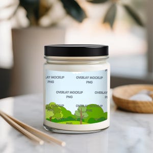 Blank Scented Candle Mock Up, Soy Candle Mockup, Candle mock-up, Print on Demand Mockup, POD Mock up