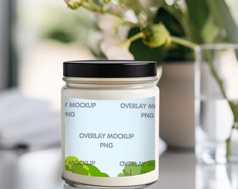 Blank Scented Soy Candle Mockup Bundle (Digital Download)