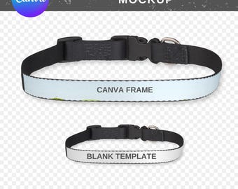 Clip-on Pet Collar Mockup | Canva Template