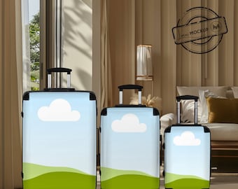 Suitcase Mockup - Travel Set - for Creative Entrepreneurs - Print on Demand Overlay Mockup