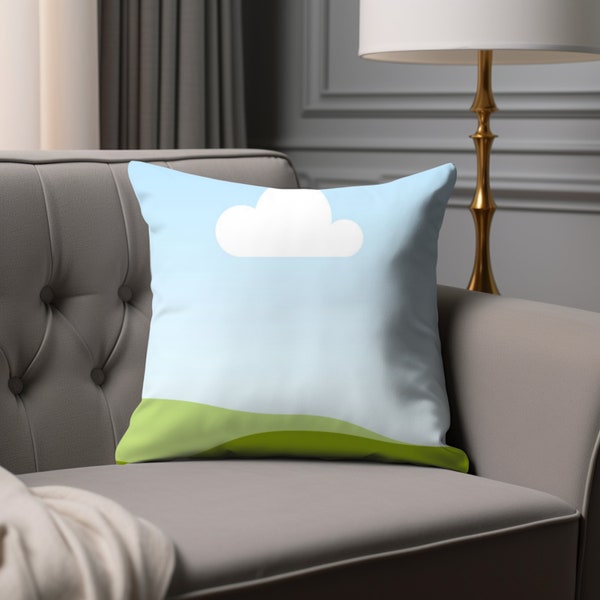 Customizable Pillow Mockup Template with Transparent Overlay - Perfect for Canva Users