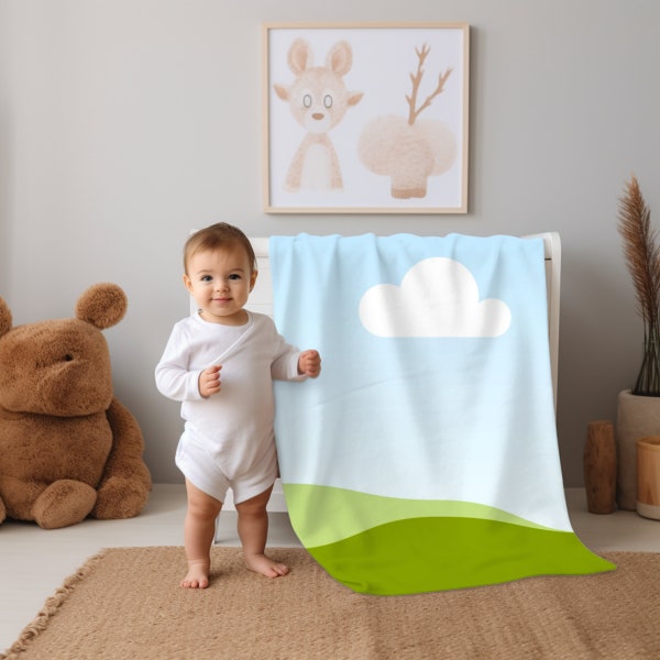 Stunning Baby Blanket Mockup: Enhance Your Product Images with our Canva Mockups and Overlay Options