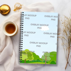 Spiral Notebook Mockup, Blank Spiral Notebook Mockup, Planner Mockup, Journal Mockup,  Boho Mockup, Book Mock Ups