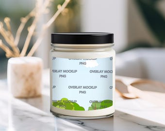 Blank Scented Soy Candle Mockup Bundle (Digital Download)