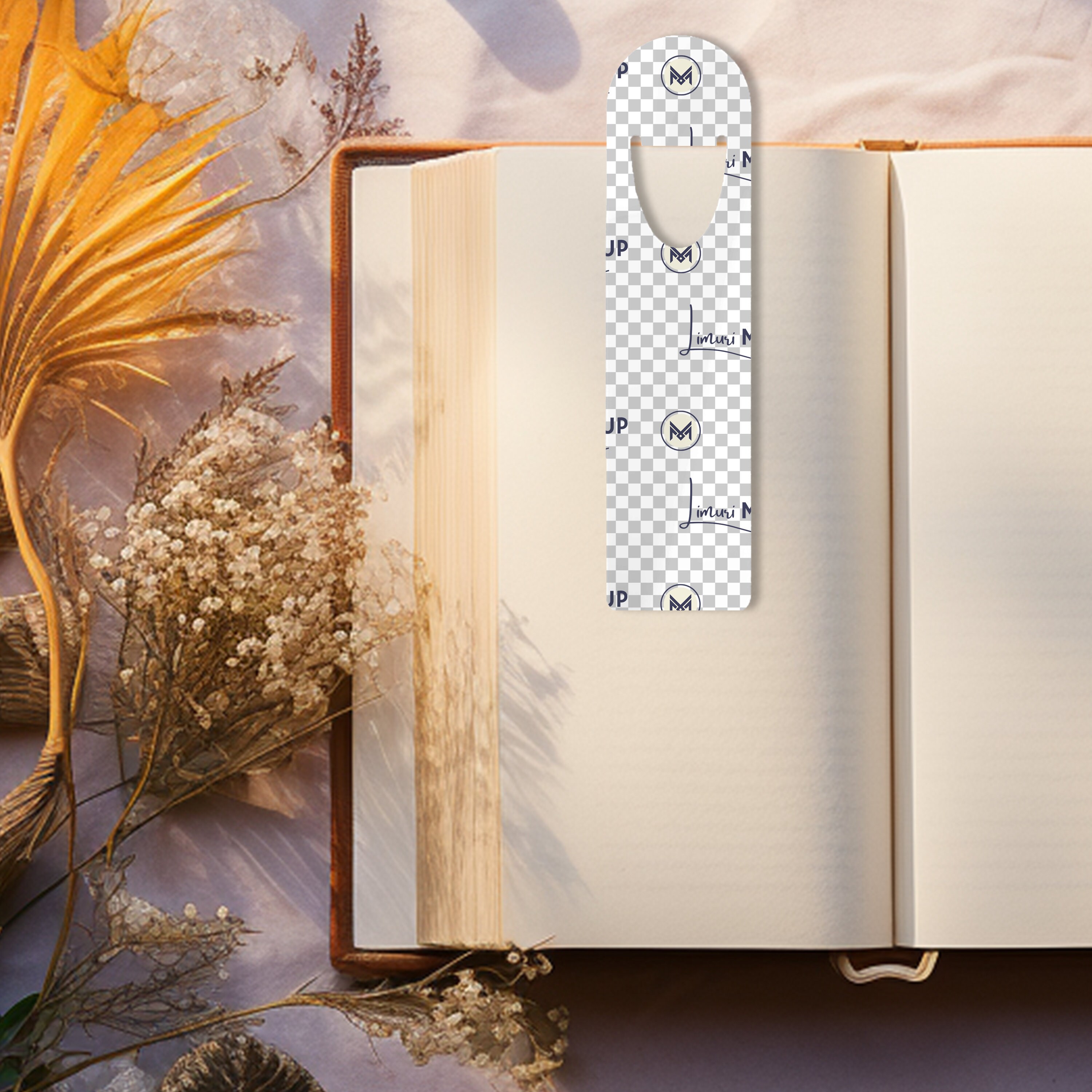 Bookmark Mockup Bundle - 2x PNG Overlay Mockup - Showcase Your Designs ...