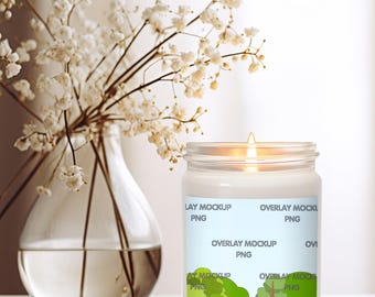 Blank Soy Scented Candle Mockup Bundle (Digital Download)