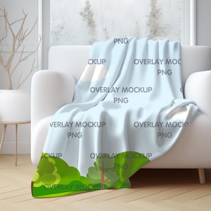 Decke Mockup, Minky Decke Mockup, Decke werfen, Mockup, Samtdecke, Decke PNG, Decke Mockup, Decke Mockup