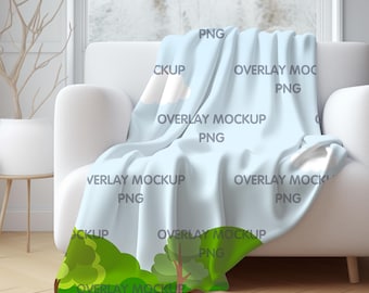 Maquette de couverture, minky, jeté, velours de lin (PNG)