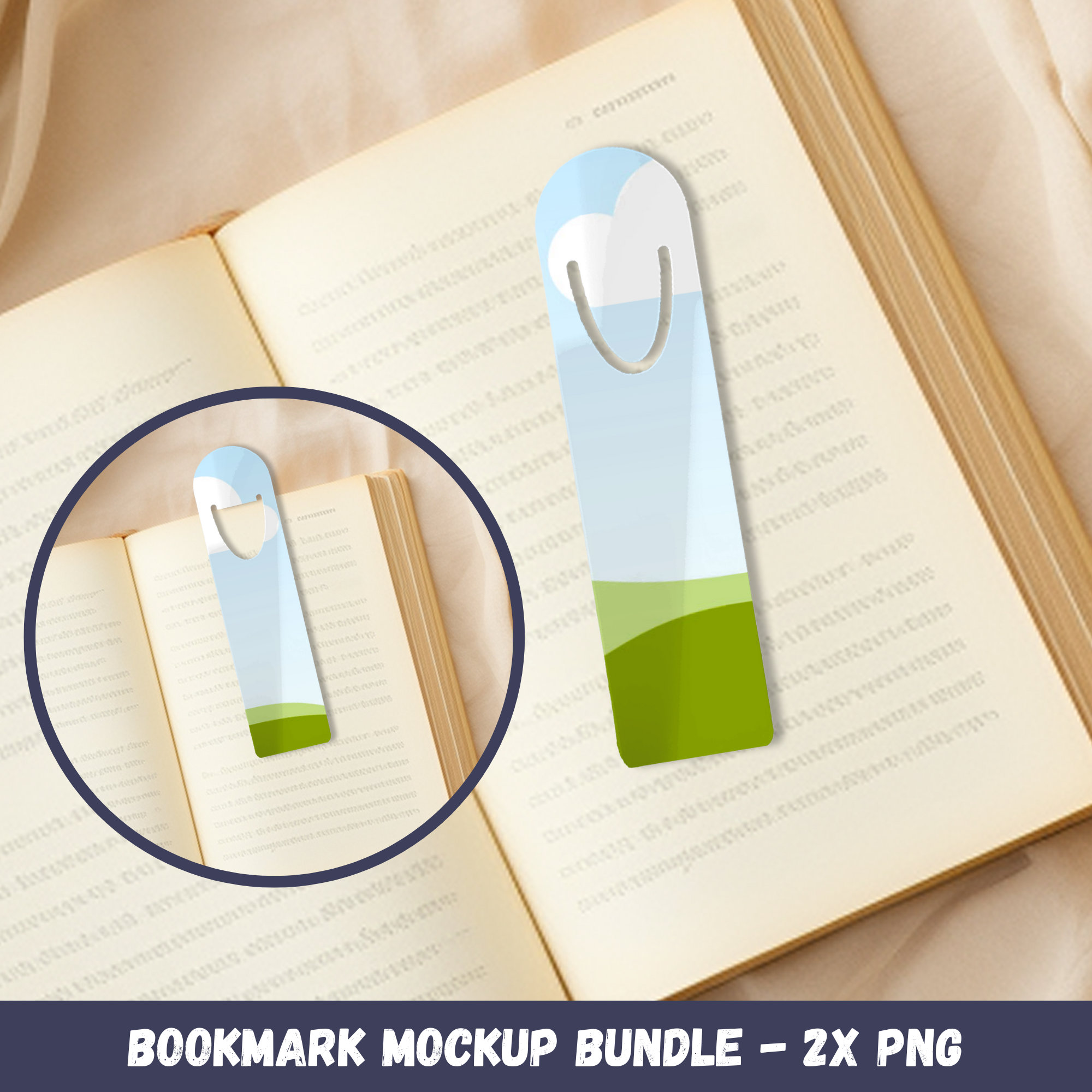 Blank Bookmark Mockup Stock Photo - Download Image Now - Bookmark,  Template, Book - iStock