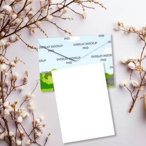 Stunning Greeting Card Mockup with Editable Envelope - Canva Compatible Design