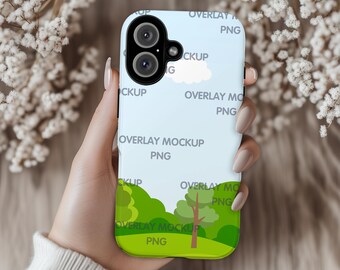 Samsung Galaxy S25 Tough Case Mockup | Printify Template (PNG)
